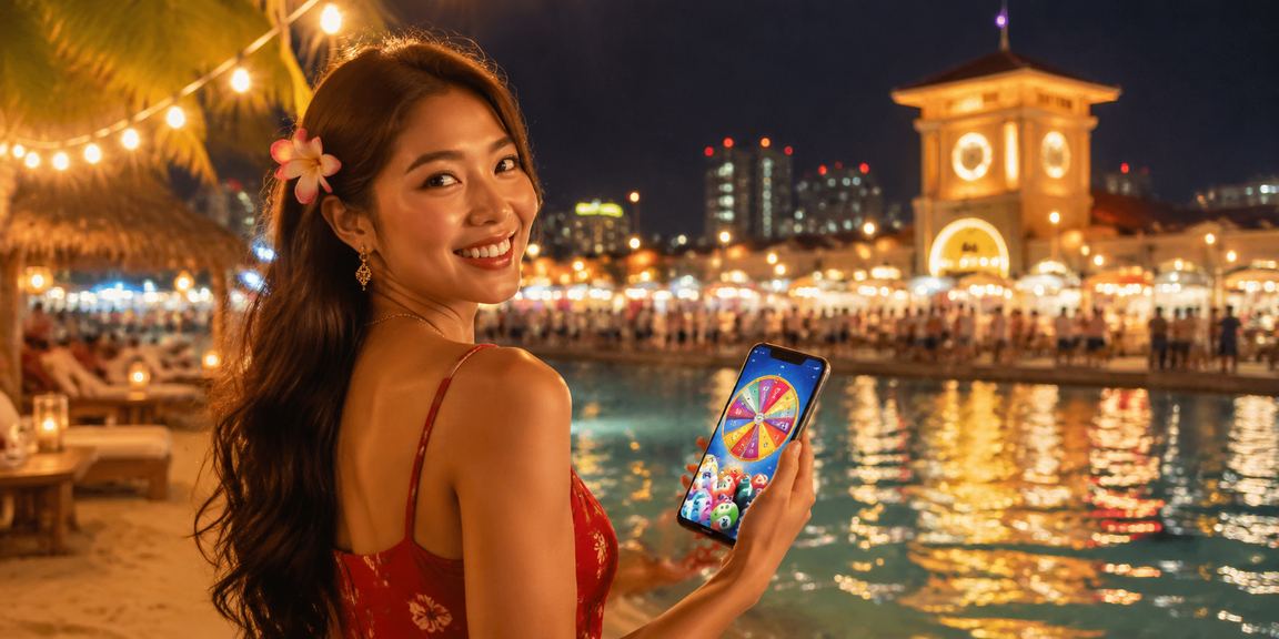 Chợ đêm TP Hồ Chí Minh với bối cảnh xổ số và giải trí địa phương